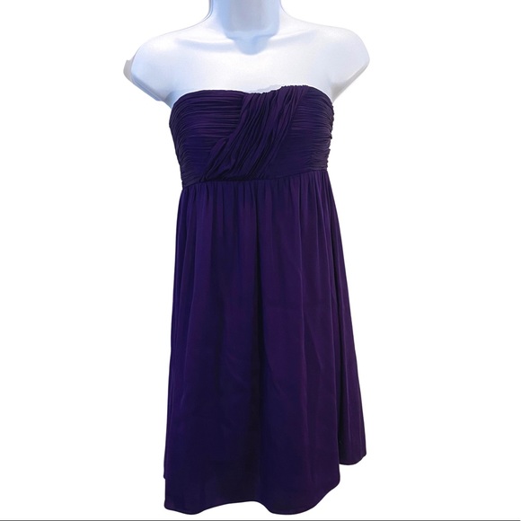 Alice + Olivia Dresses & Skirts - Alice + Olivia silk mini tube dress in purple size S